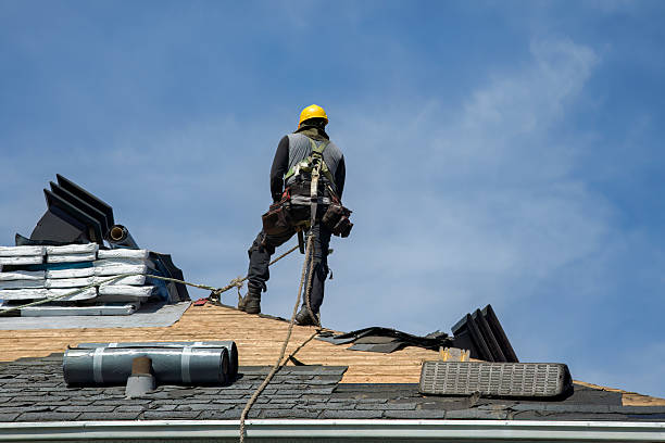 Professional Roofing technician working in Allerton, IA